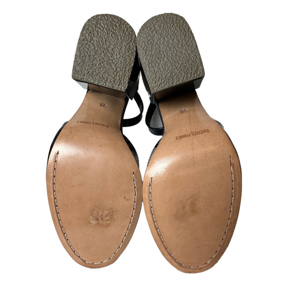 Rachel Comey Teal Paten Leather Coppa Block Heel - EUC size 9.5 - Picture 6 of 8